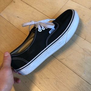 Black vans - gently used